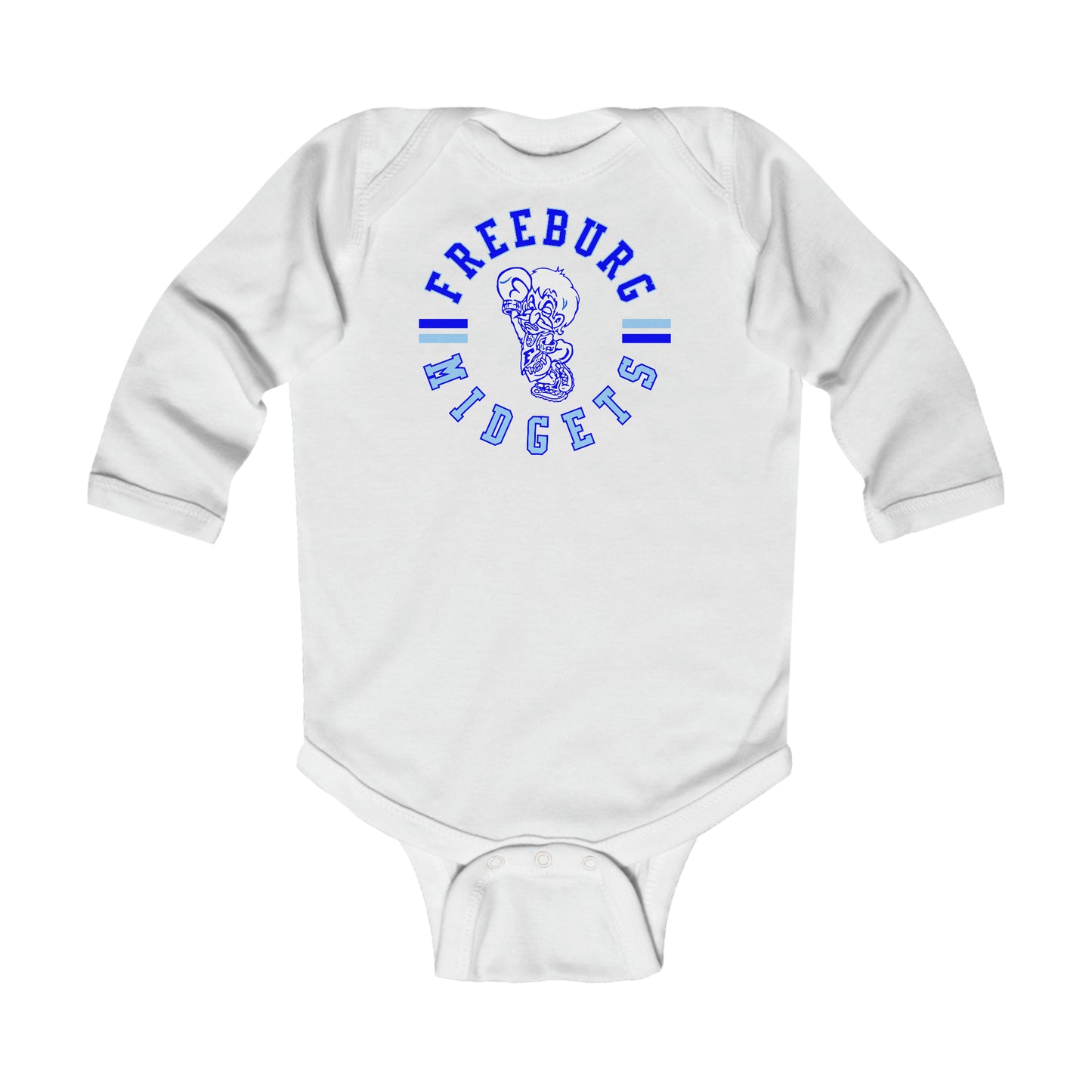 Freeburg Midget Circle Logo Infant Long Sleeve Bodysuit
