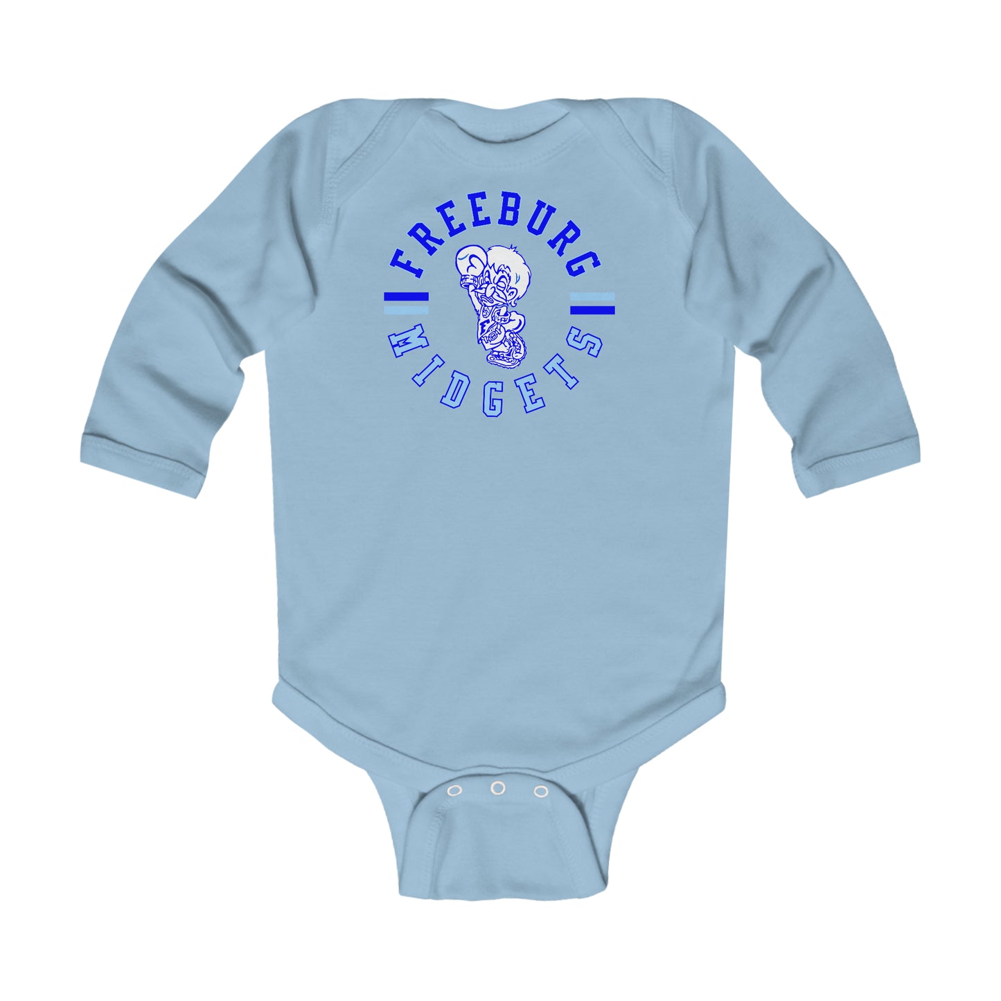 Freeburg Midget Circle Logo Infant Long Sleeve Bodysuit