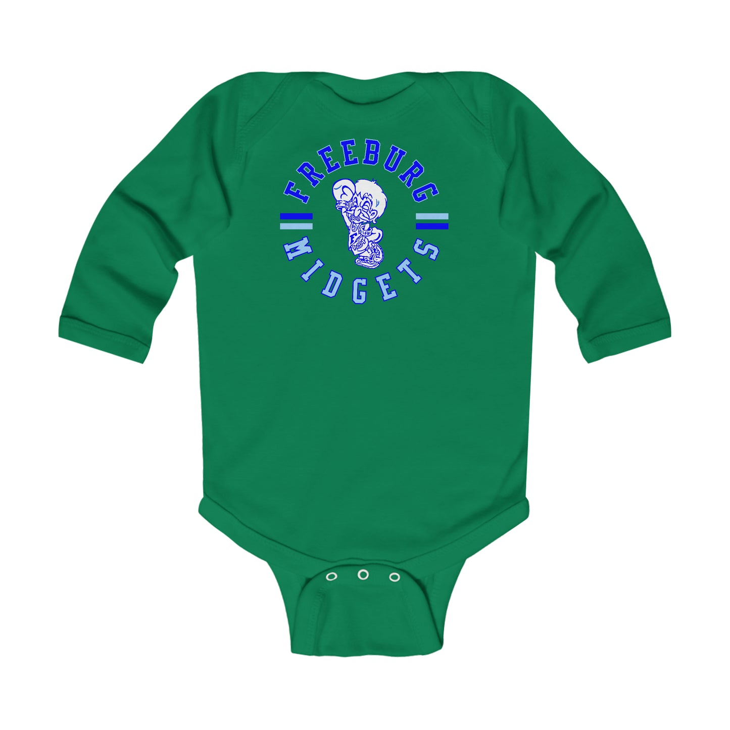 Freeburg Midget Circle Logo Infant Long Sleeve Bodysuit