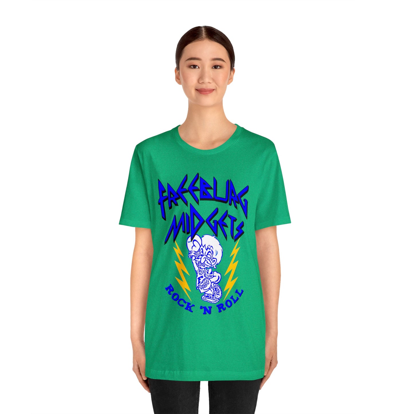 Freeburg Midgets Rock and Roll Bella Jersey Short Sleeve Tee (Unisex)