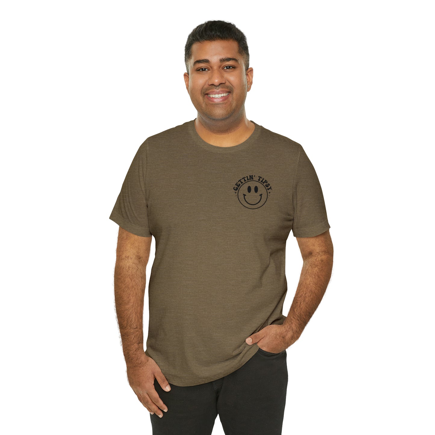 "Errbody in the Lake Gettin' Tipsy" (Front and Back Design) Unisex Jersey Short Sleeve Tee