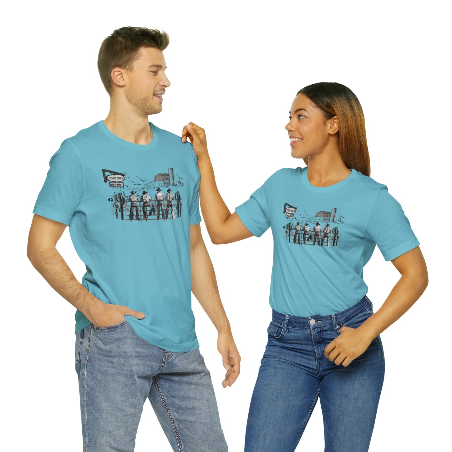 "Rodeo Cowboys" Unisex Jersey Short Sleeve Tee