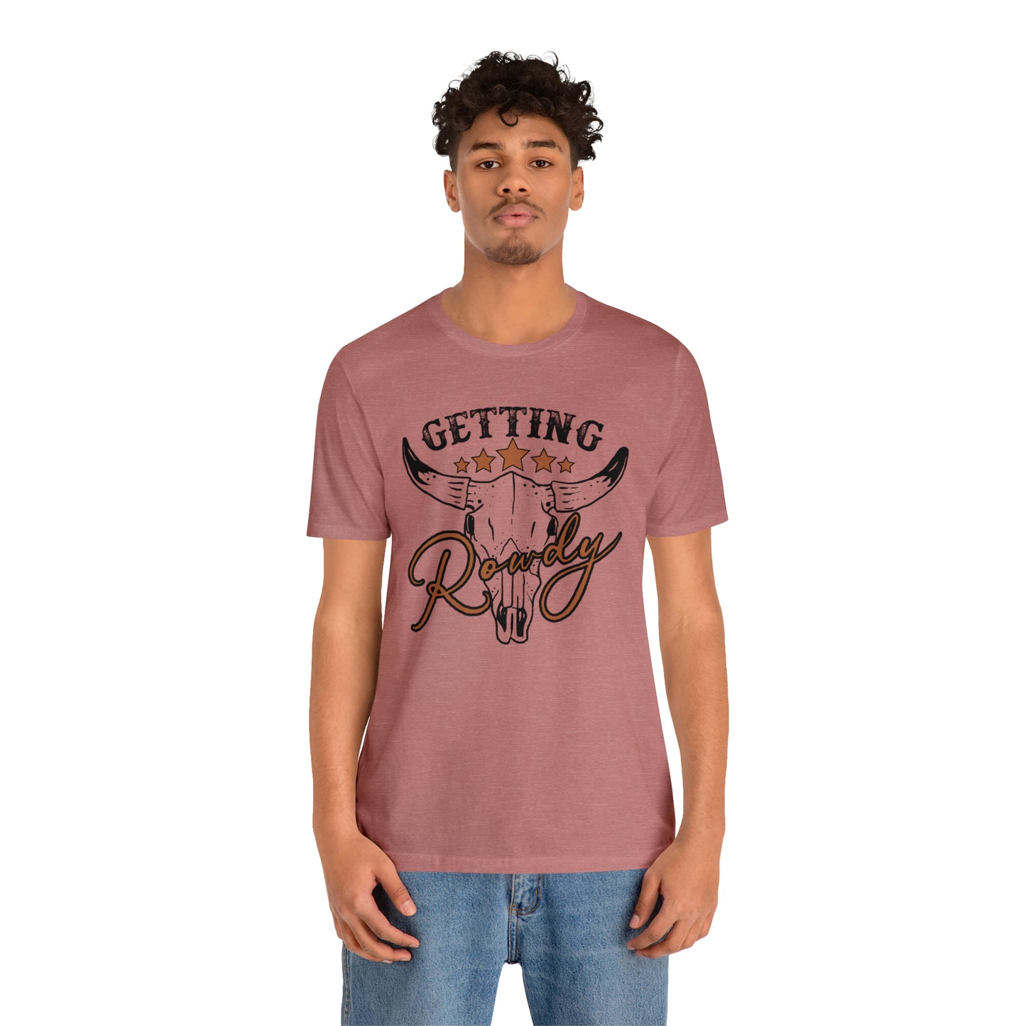 Vintage Getting Rowdy Party/ Bridesmaid/ Groomsman T-Shirt - Black Ink