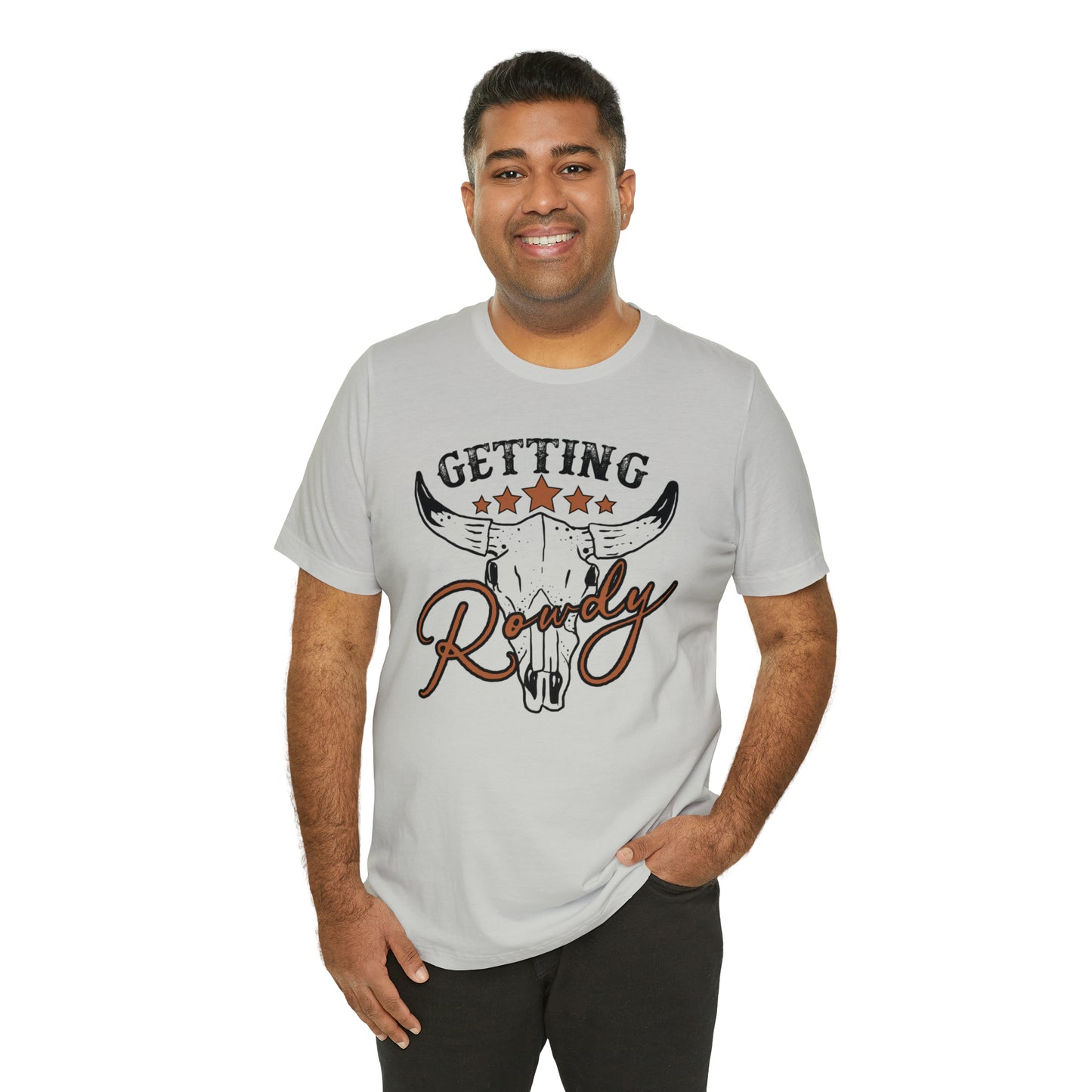 Vintage Getting Rowdy Party/ Bridesmaid/ Groomsman T-Shirt - Black Ink
