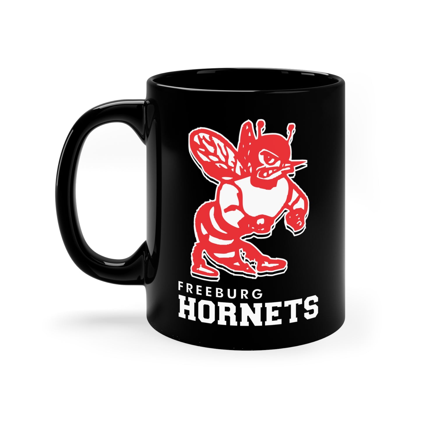 Freeburg Hornets 11oz Black Mug