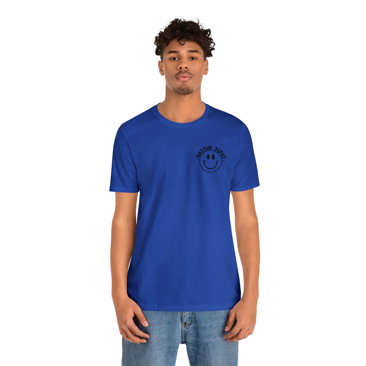 "Errbody in the Lake Gettin' Tipsy" (Front and Back Design) Unisex Jersey Short Sleeve Tee