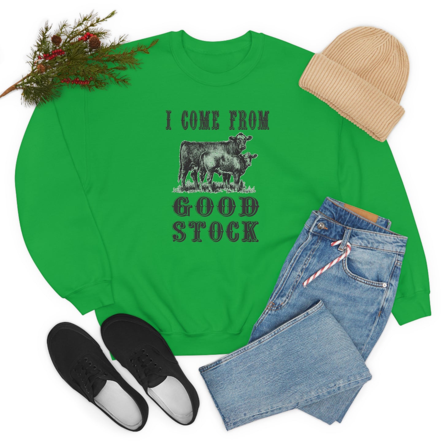 "I come from Good Stock" - Unisex Heavy Blend™ Crewneck Sweatshirt