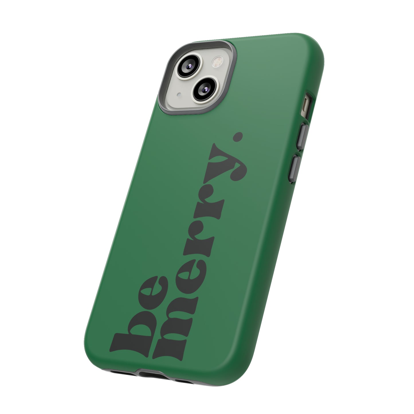 be merry Christmas/ Holiday Apple iPhone Tough Cases