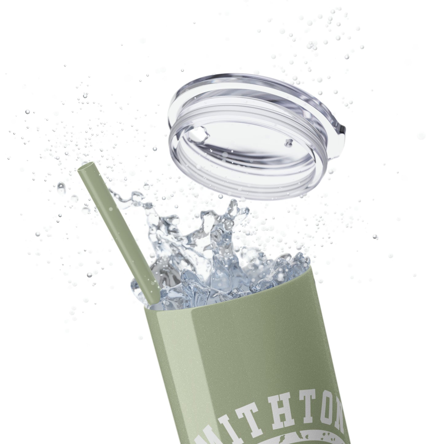 Smithton Cougars Skinny Tumbler with Straw, 20oz