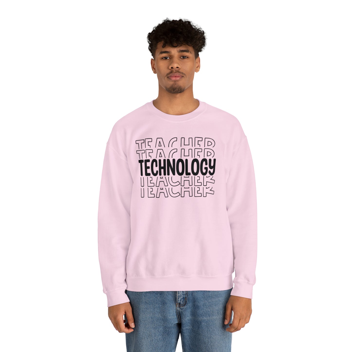Technology Teacher Lined Heavyweight Crewneck Sweatshirt