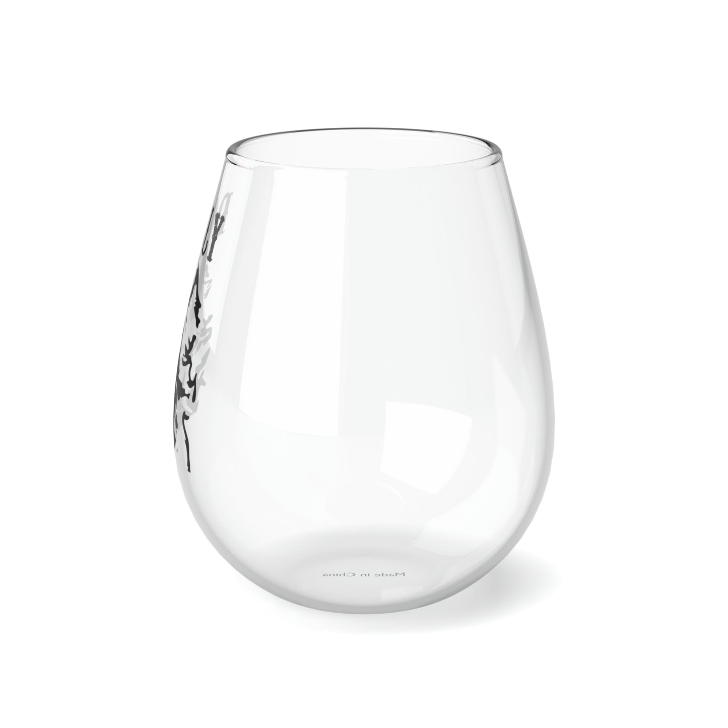Dolly Portrait Stemless Wine/ Glass, 11.75oz