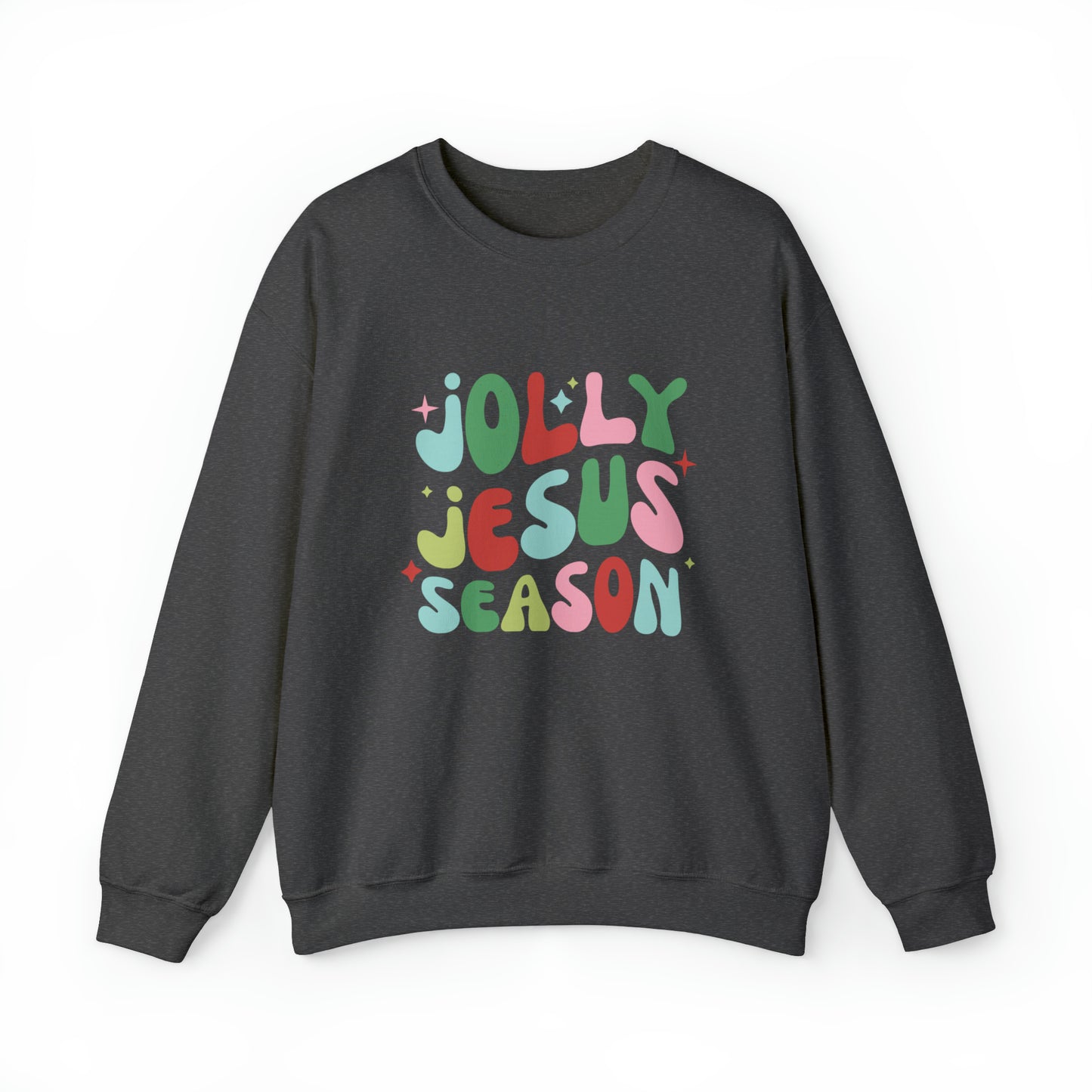 Jolly Jesus Season Unisex Heavy Blend™ Crewneck Sweatshirt