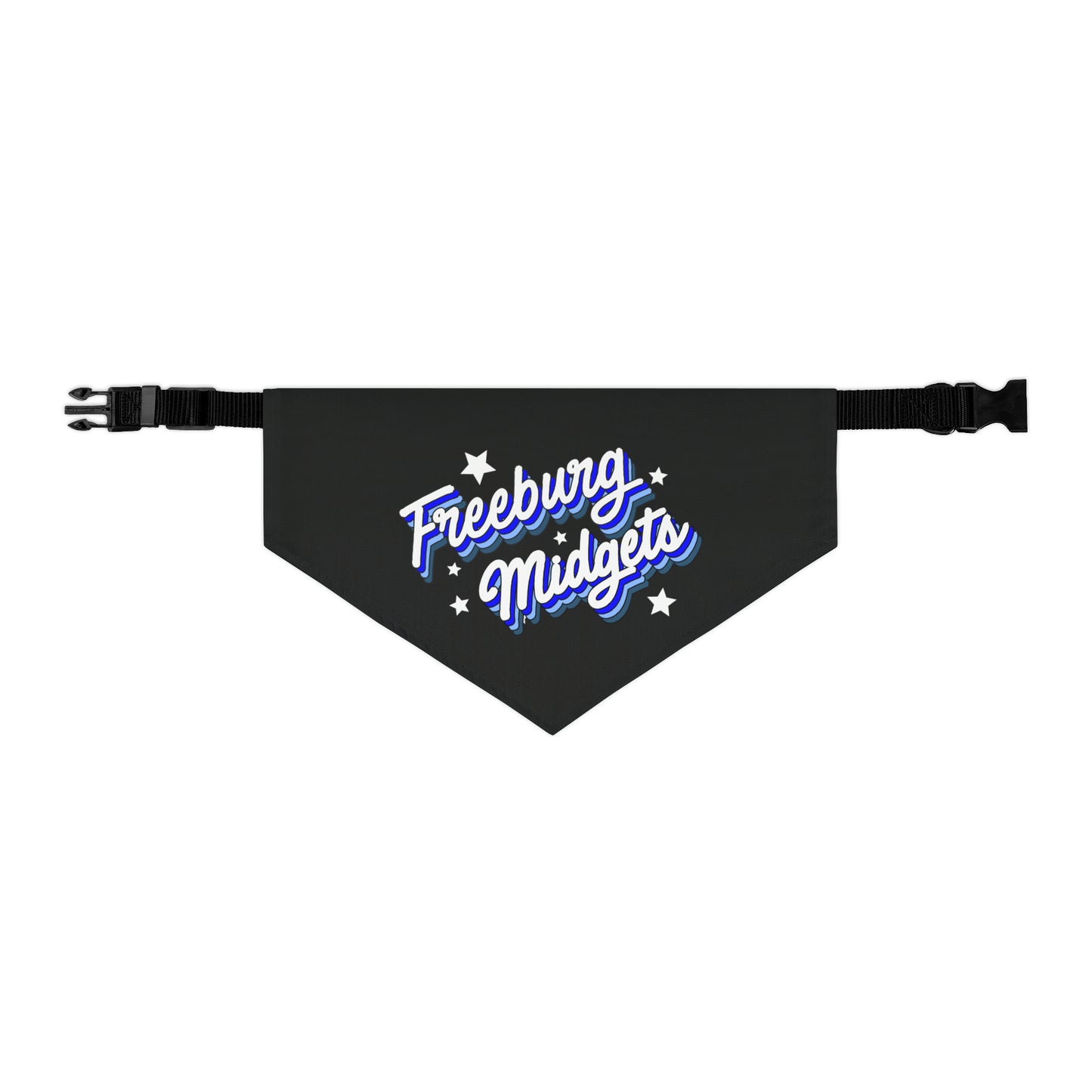 Retro Freeburg Midget Pattern Pet Bandana Collar