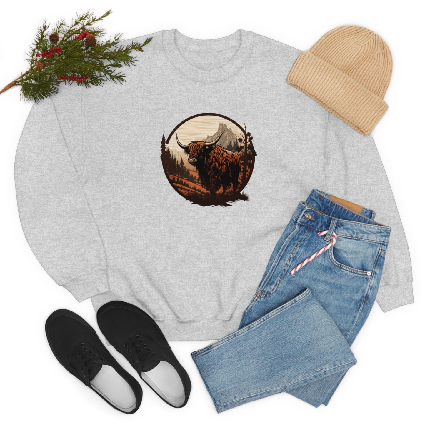Vintage Buffalo Unisex Heavy Blend™ Crewneck Sweatshirt