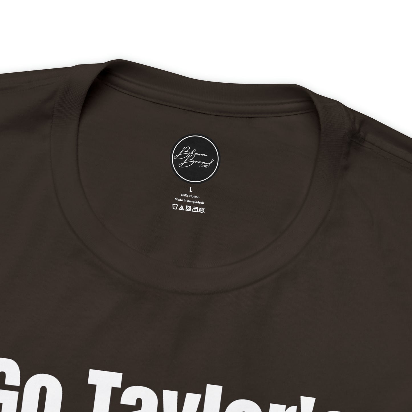 Go Taylor's Boyfriend Swift Kelce Shirt Bella Jersey Short Sleeve Tee (Unisex) - Front and Back Design