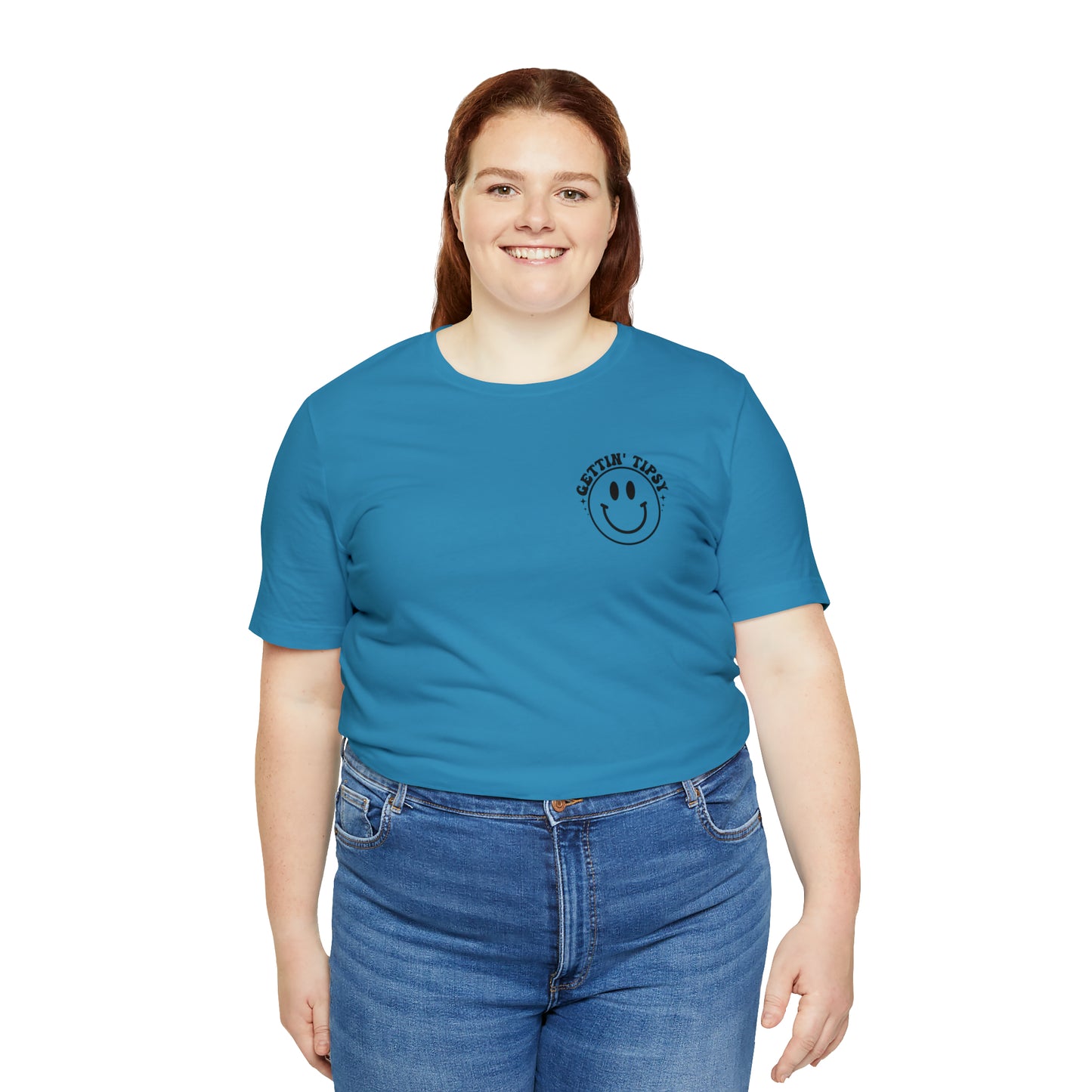 "Errbody in the Lake Gettin' Tipsy" (Front and Back Design) Unisex Jersey Short Sleeve Tee