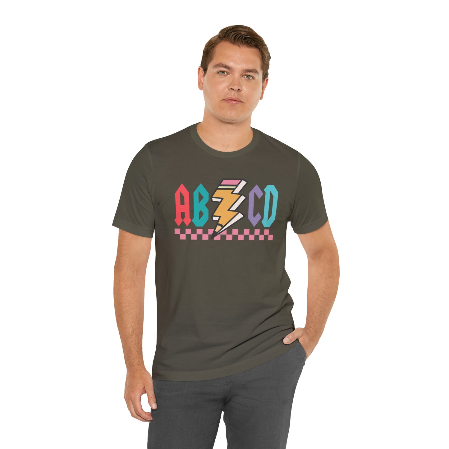 Vintage ABCD Teacher T-Shirt