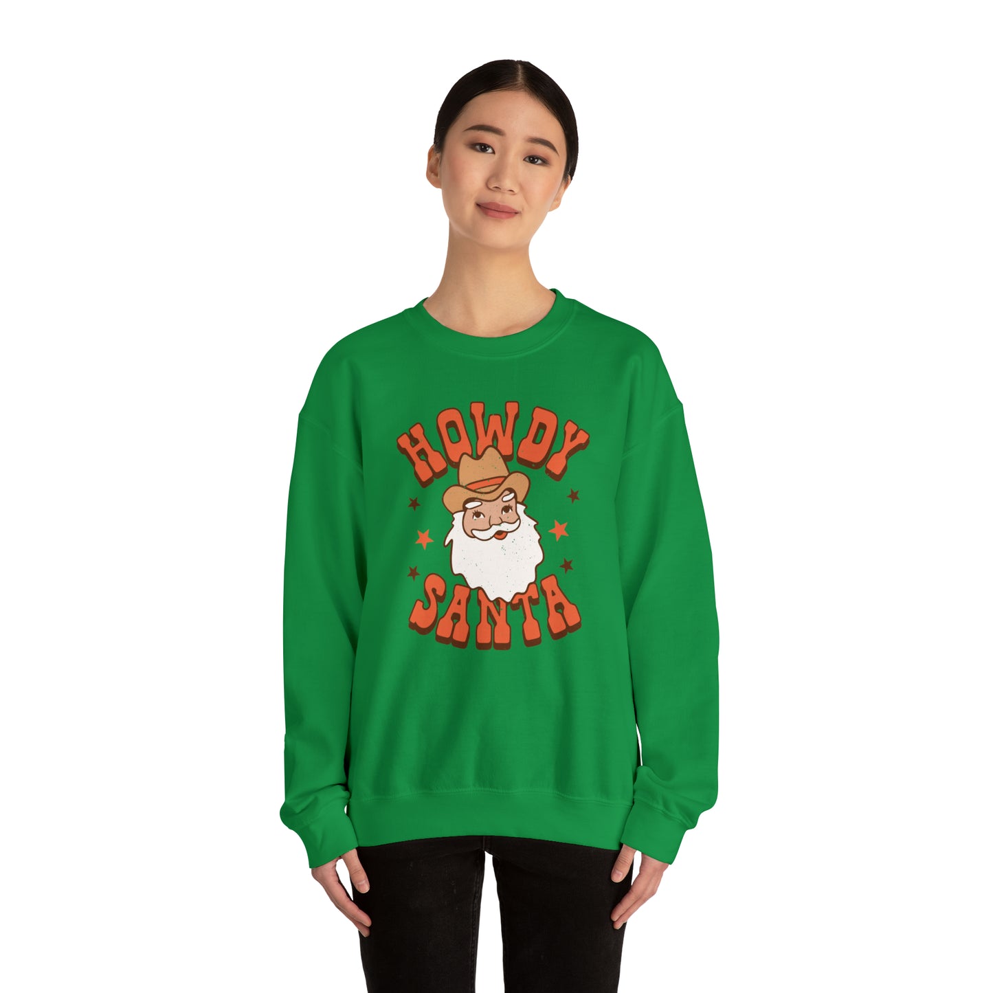 Howdy Santa Heavyweight Crewneck Sweatshirt