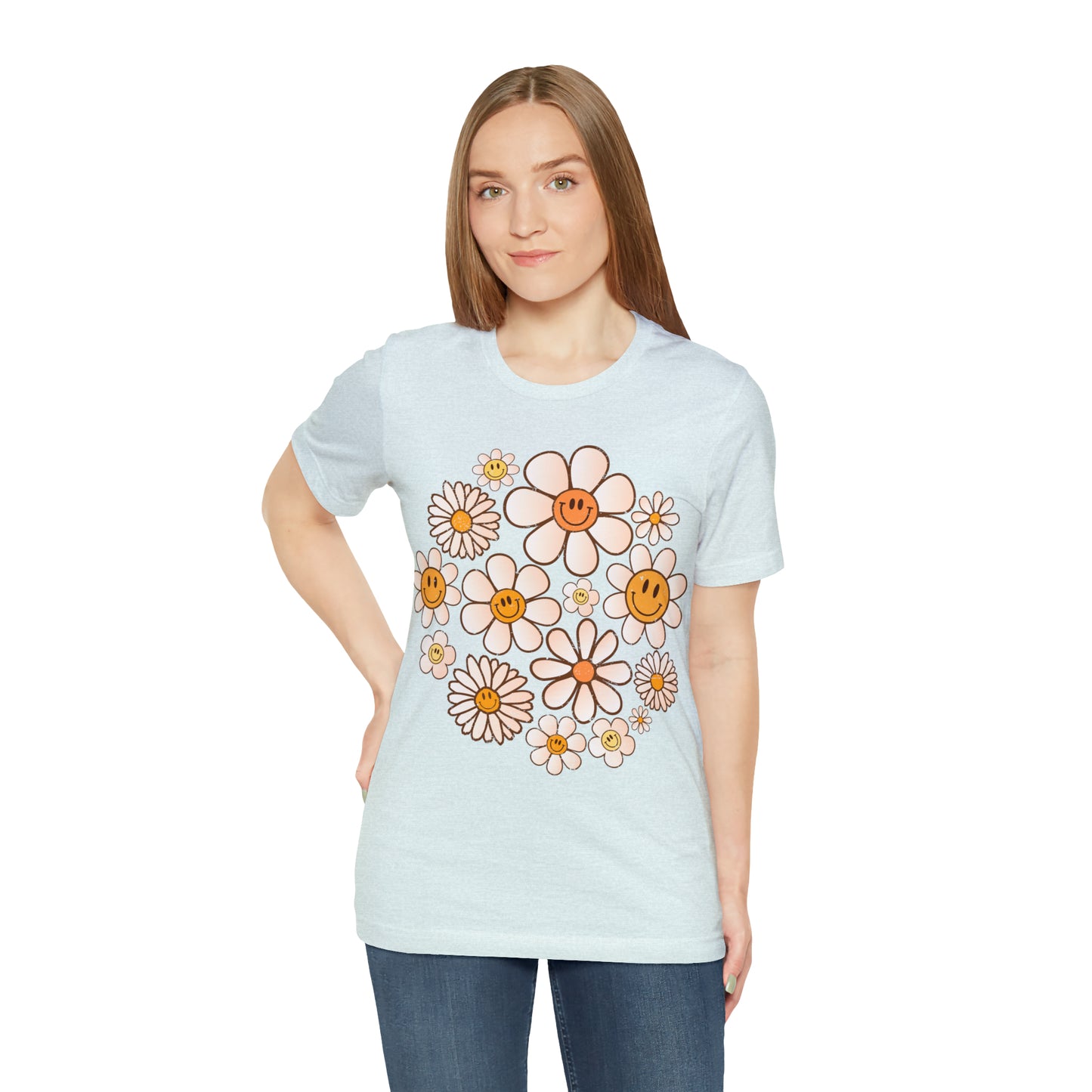 Distressed Smiling Daisies T-Shirt