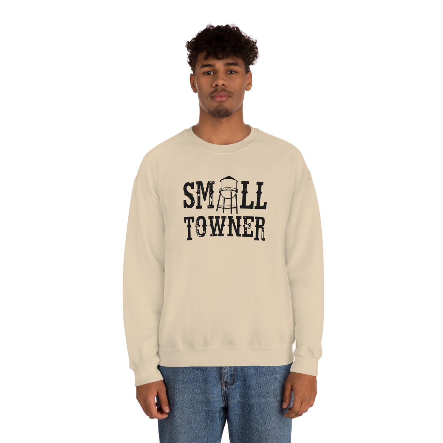 "Small Towner" - Unisex Heavy Blend™ Crewneck Sweatshirt