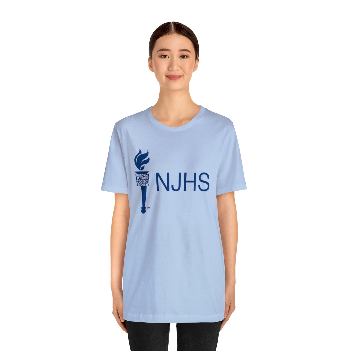 NJHS National Junior Honor Society Torch Bella Jersey Short Sleeve Tee (Unisex)