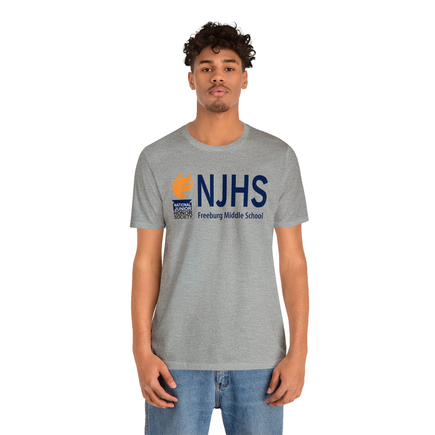 Freeburg Middle School Golden Torch NJHS Bella Jersey Short Sleeve Tee (Unisex)