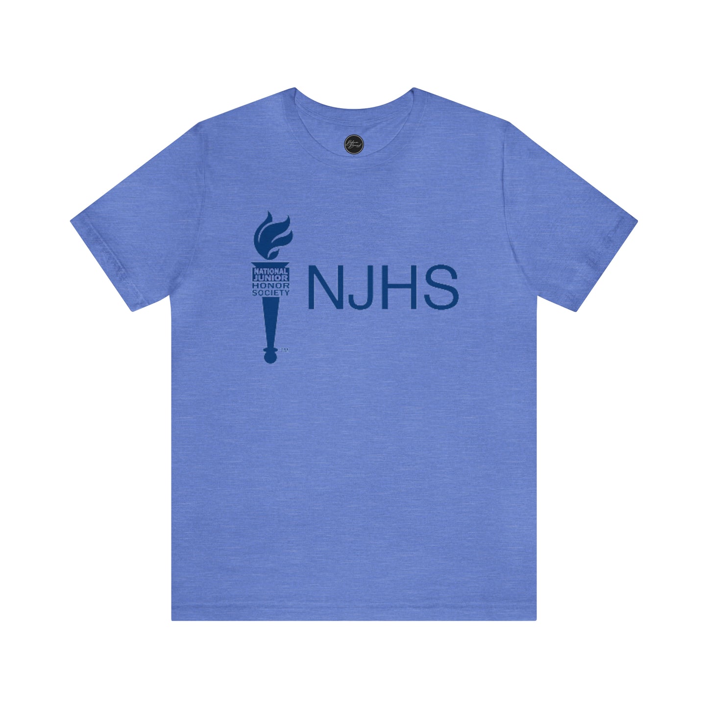 NJHS National Junior Honor Society Torch Bella Jersey Short Sleeve Tee (Unisex)