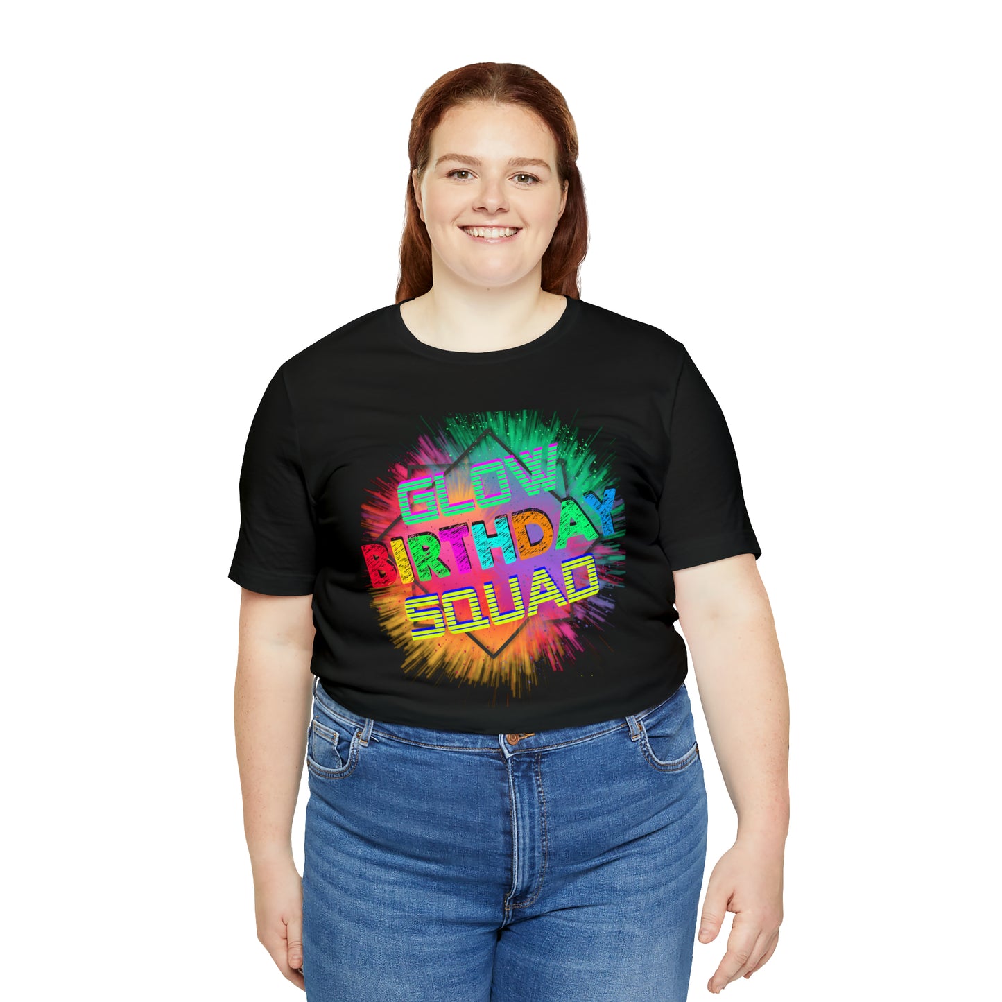 Glow Birthday Squad T-Shirt