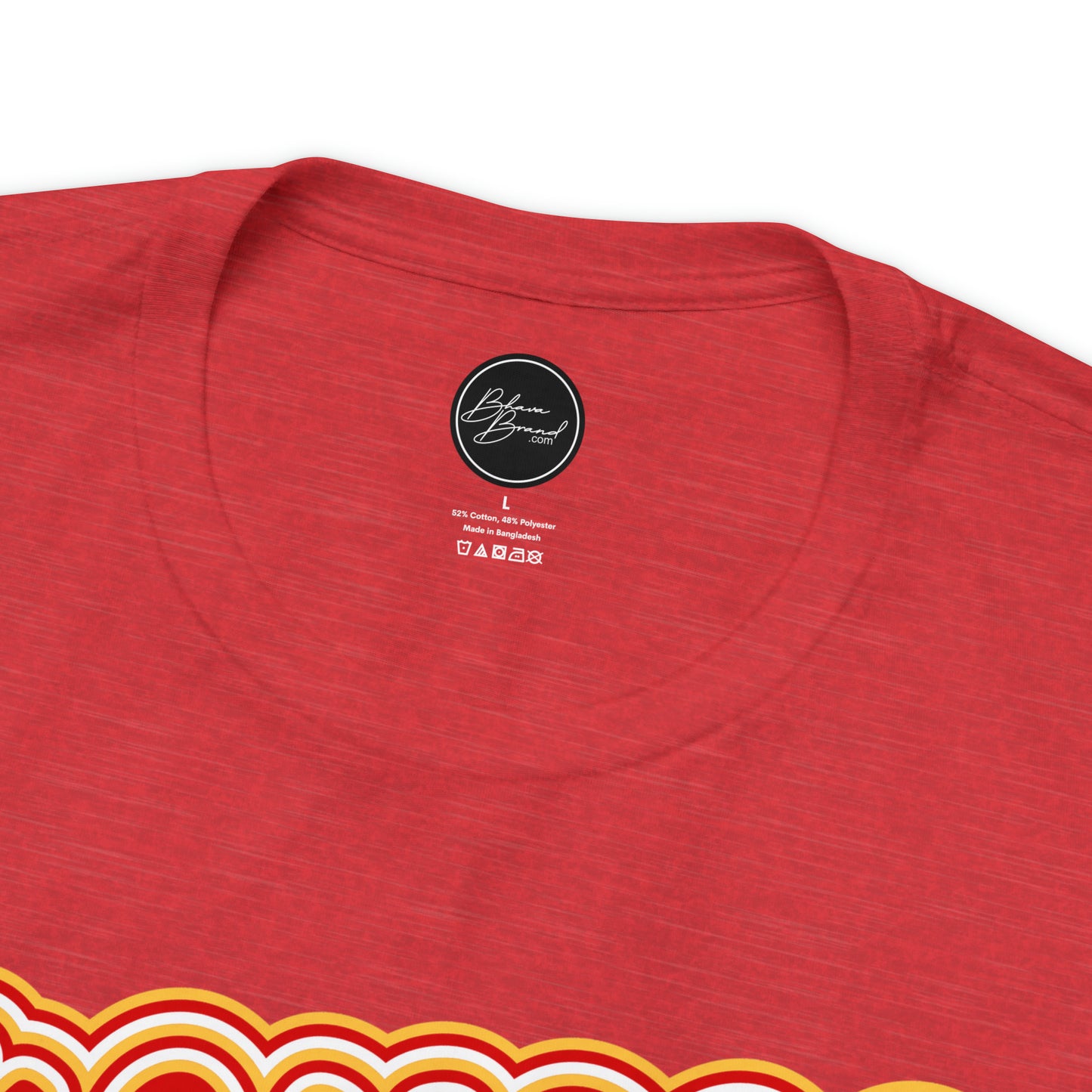 Swift Kelce Football Bubble Font Bella Jersey Short Sleeve Tee (Unisex) - Front and Back Design