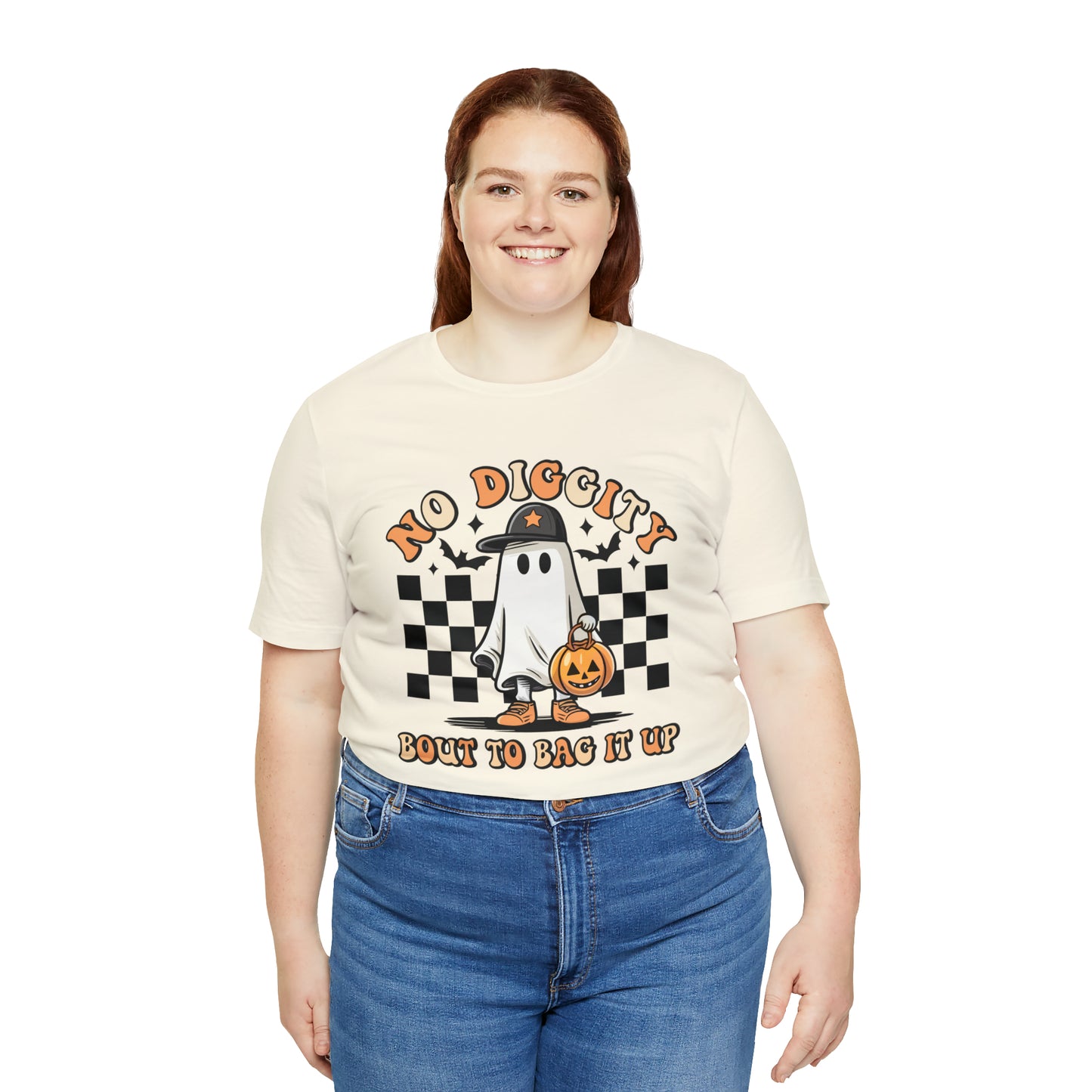 Halloween No Diggity Bout to Bag it Up T-Shirt