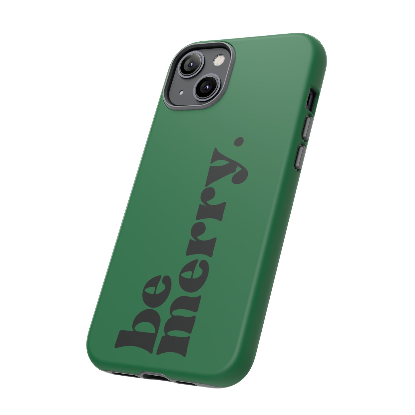 be merry Christmas/ Holiday Apple iPhone Tough Cases