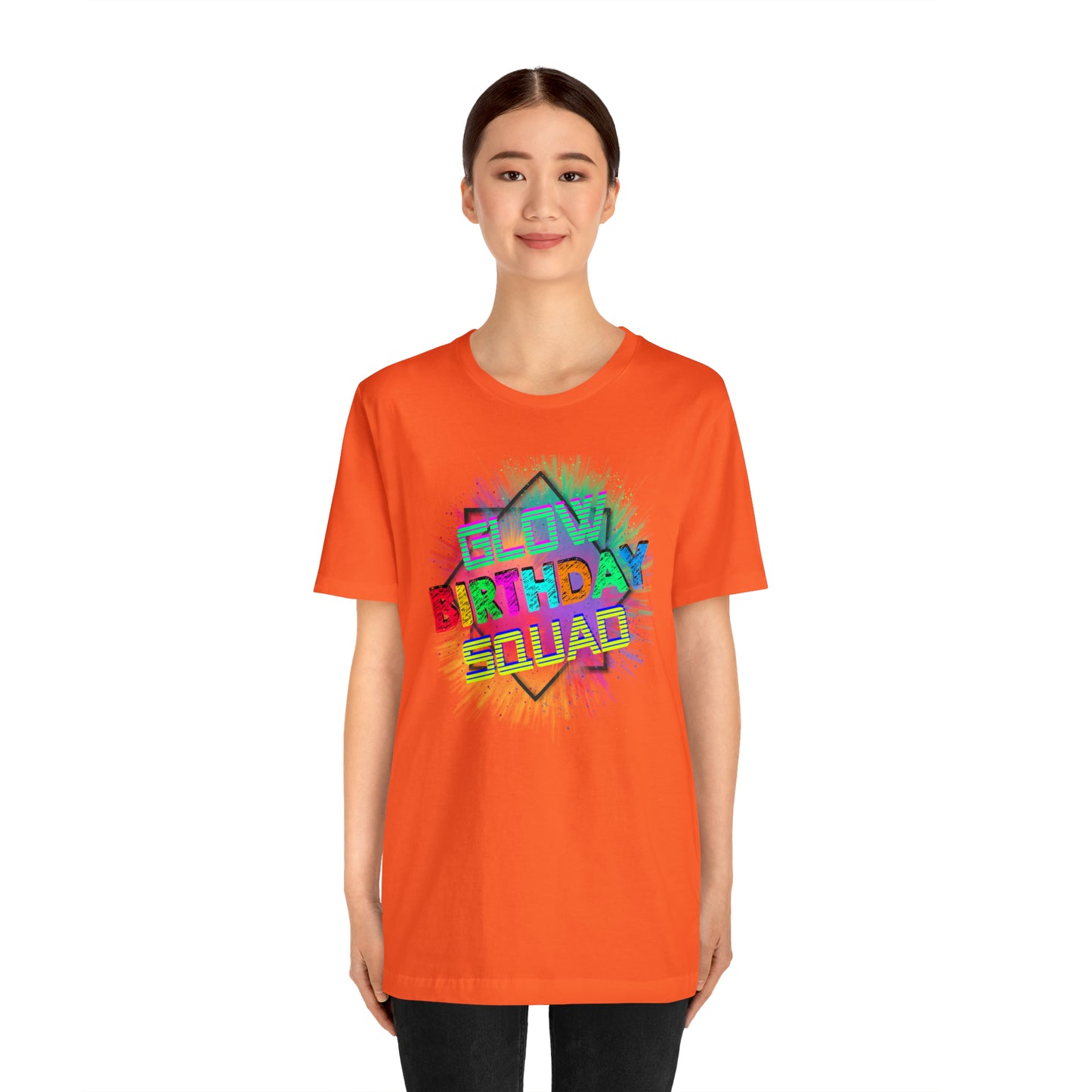 Glow Birthday Squad T-Shirt