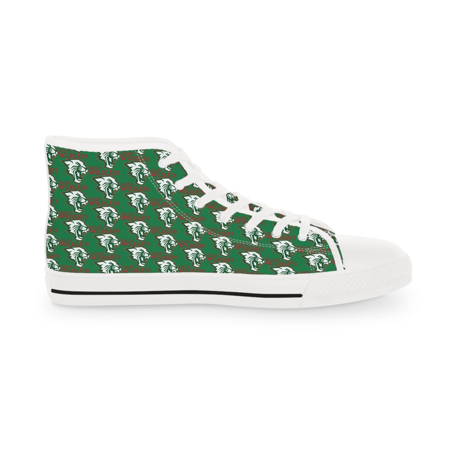 Salem Wildcat Men's High Top Sneakers - Green