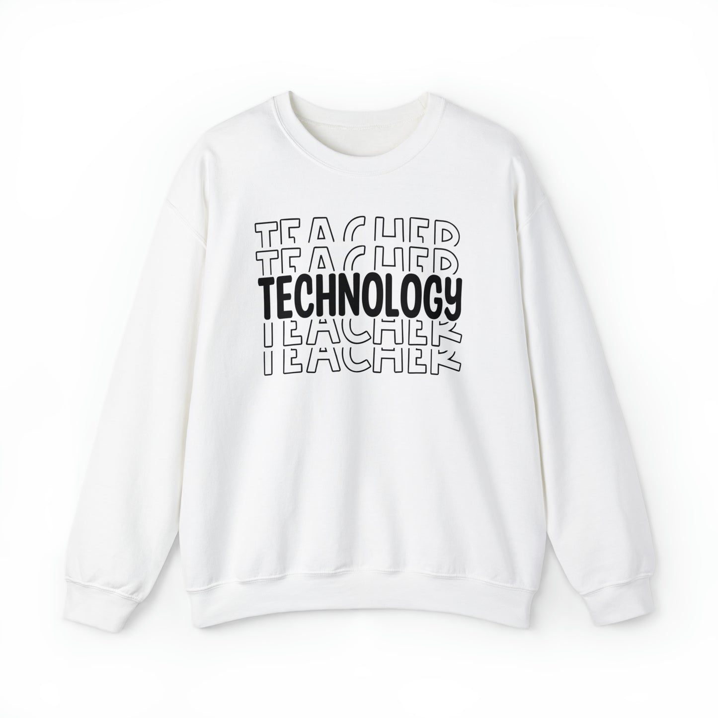 Technology Teacher Lined Heavyweight Crewneck Sweatshirt