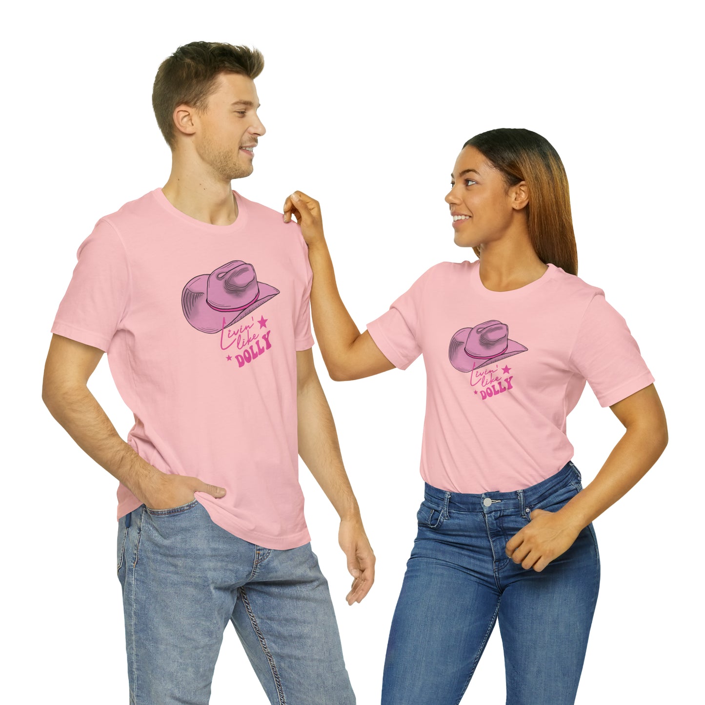 "Live Like Dolly" Unisex Jersey Short Sleeve Tee