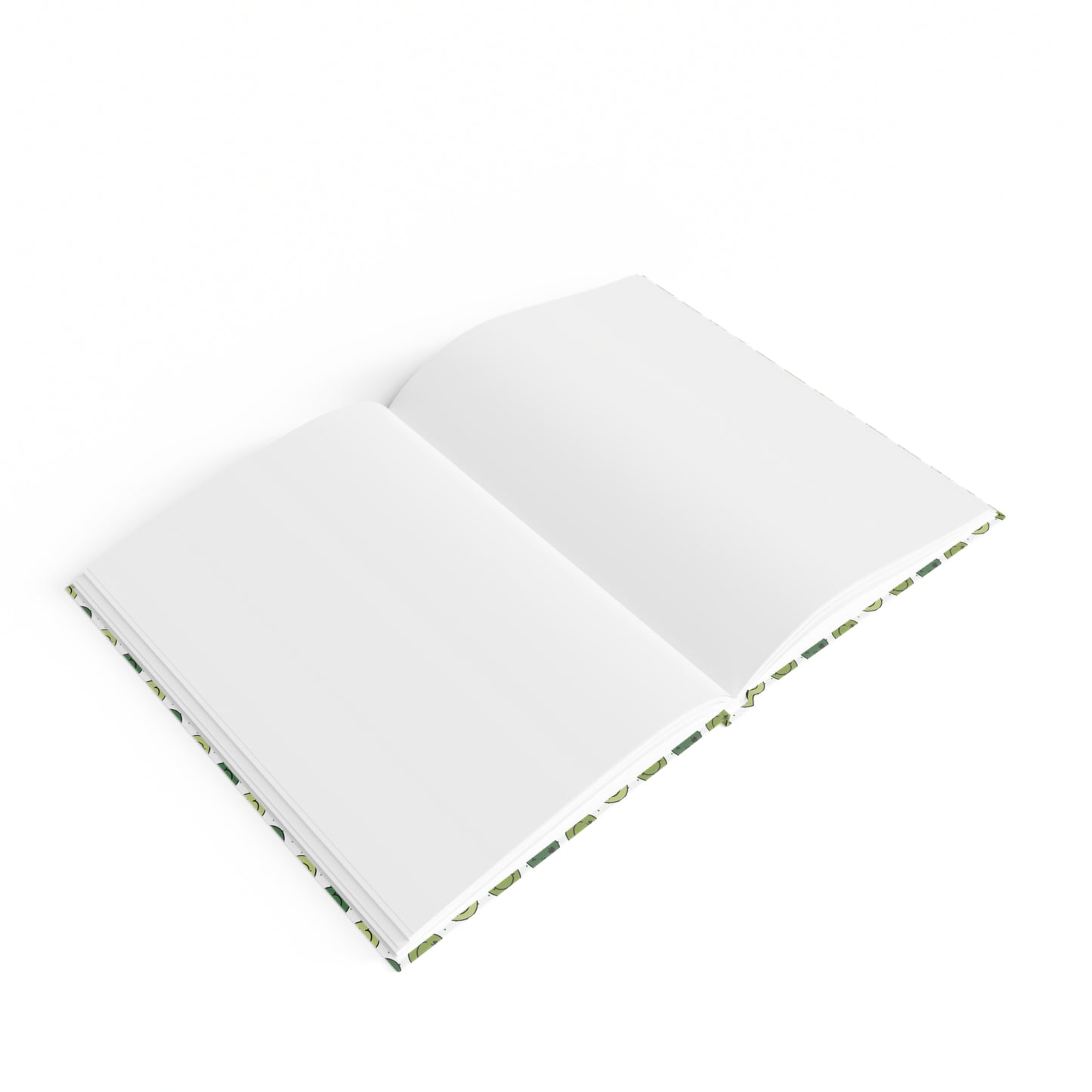 Greenish Smiley Faces Journal - Blank