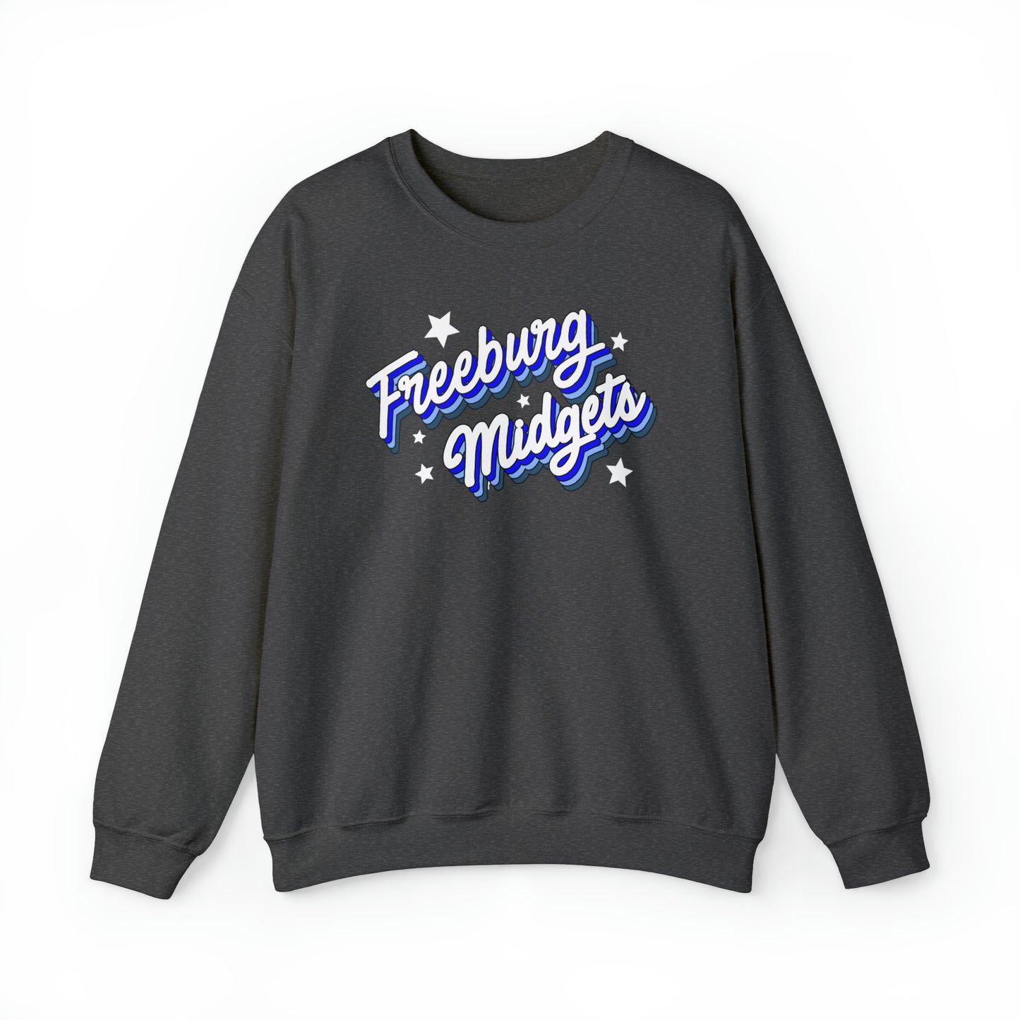 Retro Freeburg Midgets Unisex Heavy Blend™ Crewneck Sweatshirt