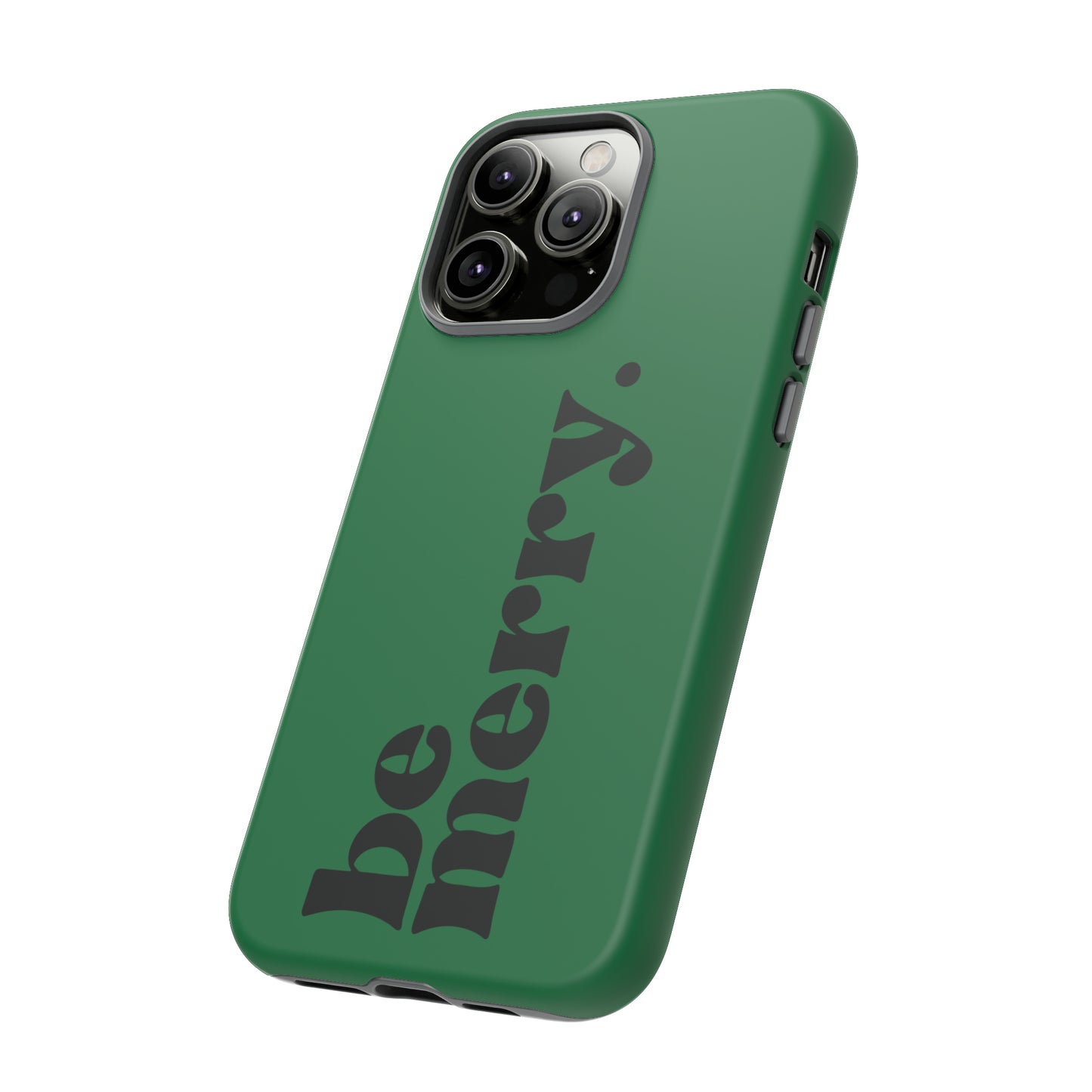be merry Christmas/ Holiday Apple iPhone Tough Cases