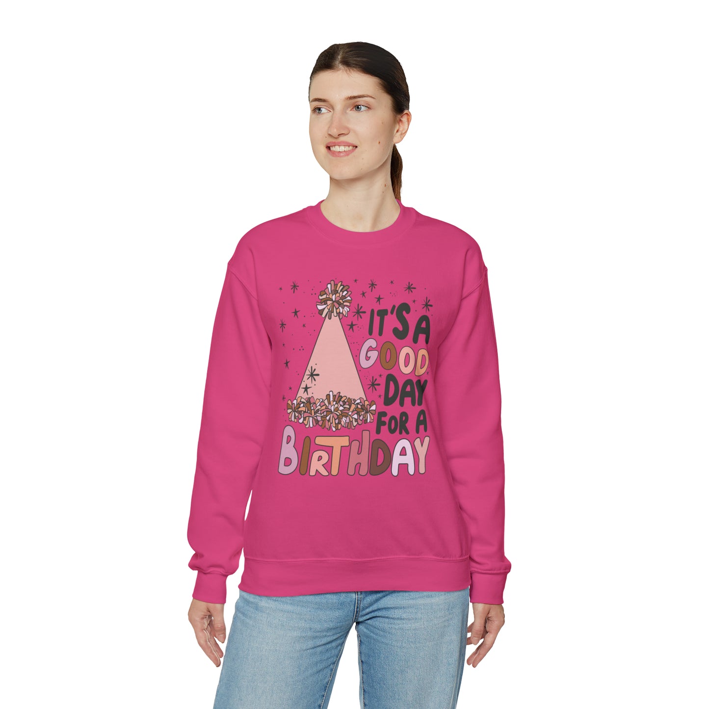 It's a Good Day for a Birthday Heavy Blend™ Crewneck Sweatshirt