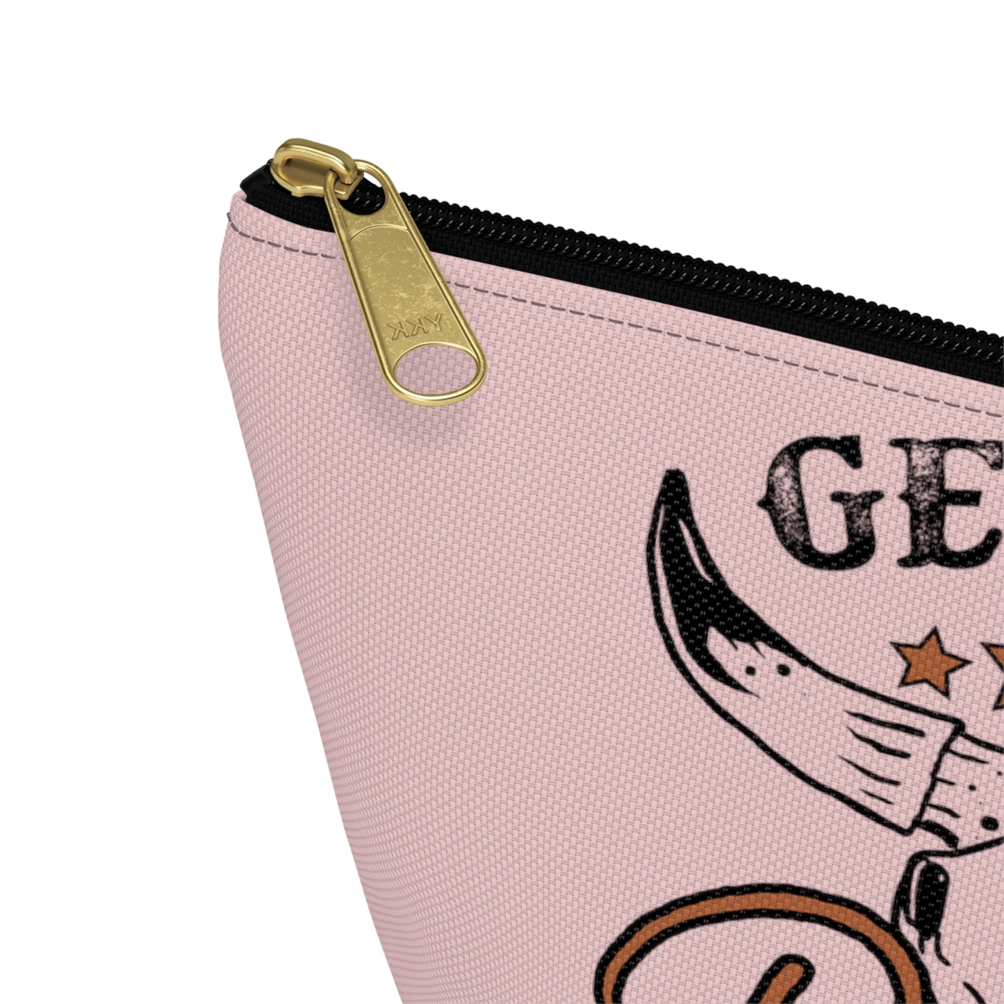 Rustic Getting Rowdy Bridesmaid/ Party Crew Print Design Accessory Pouch w T-bottom