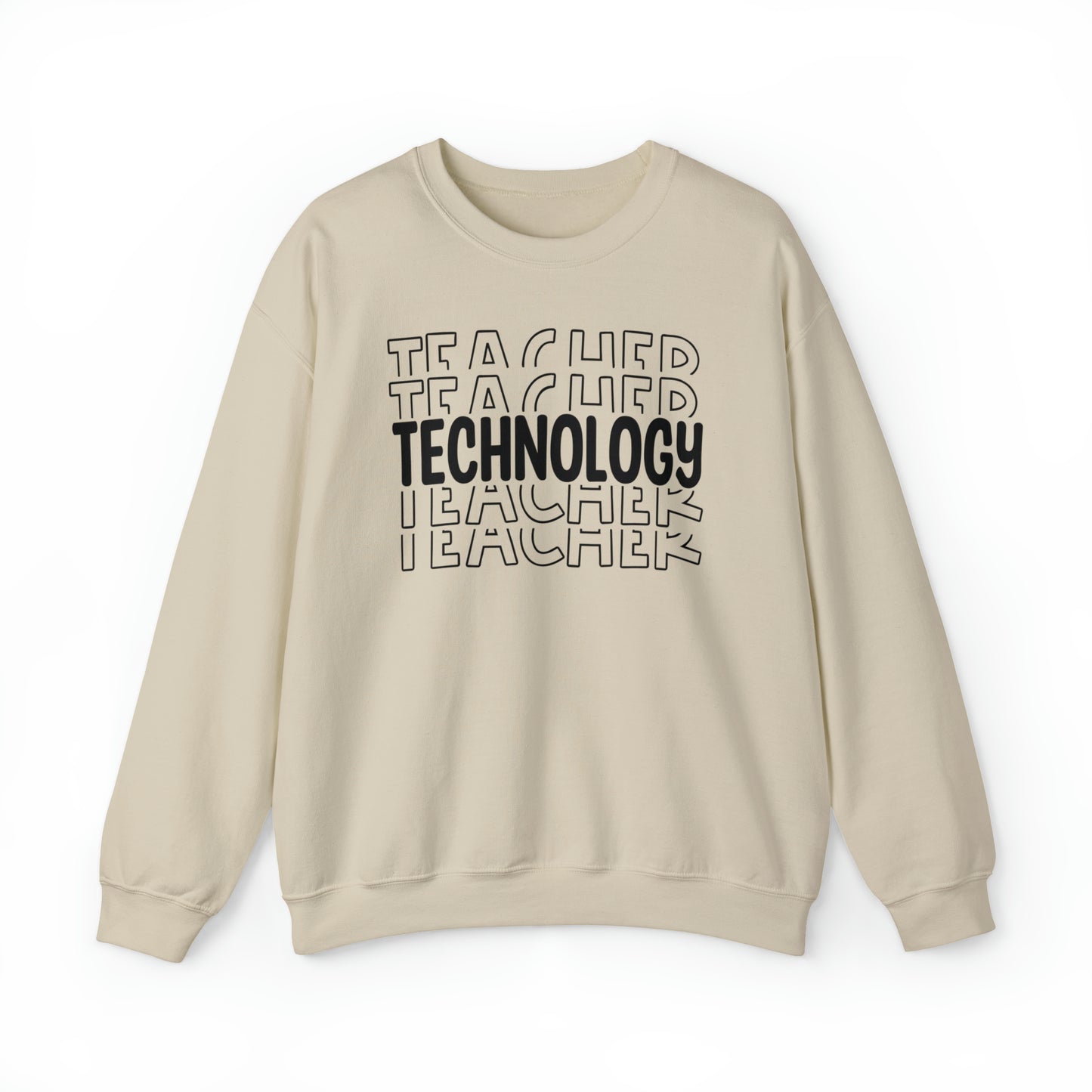 Technology Teacher Lined Heavyweight Crewneck Sweatshirt