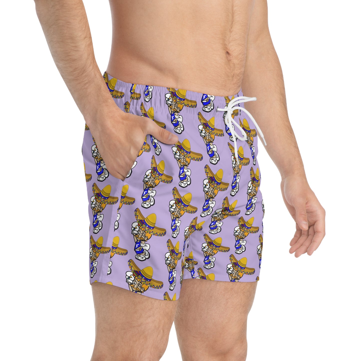 Sombrero Midget Swim Trunks - Lavender