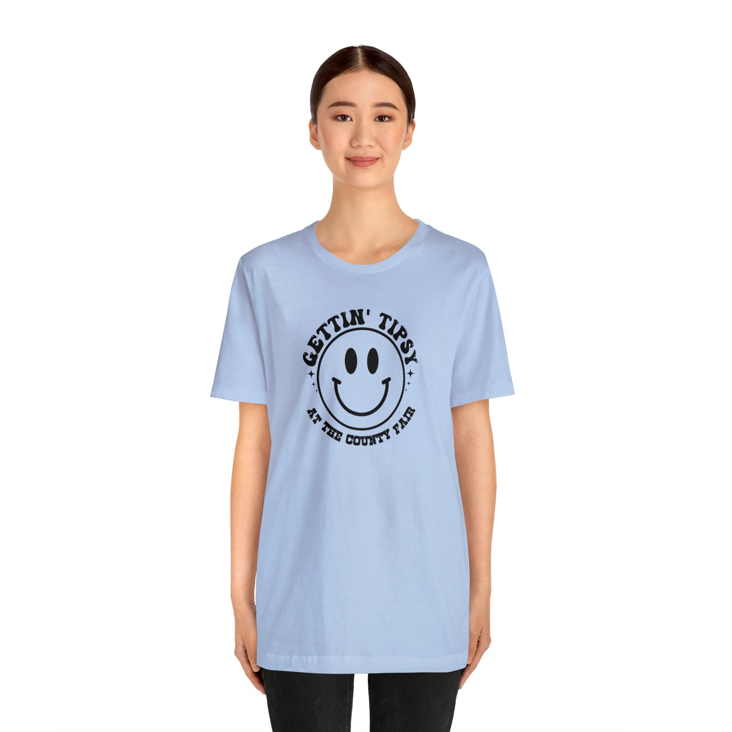 "Gettin' Tipsy at the County Fair" Unisex Jersey Short Sleeve Tee