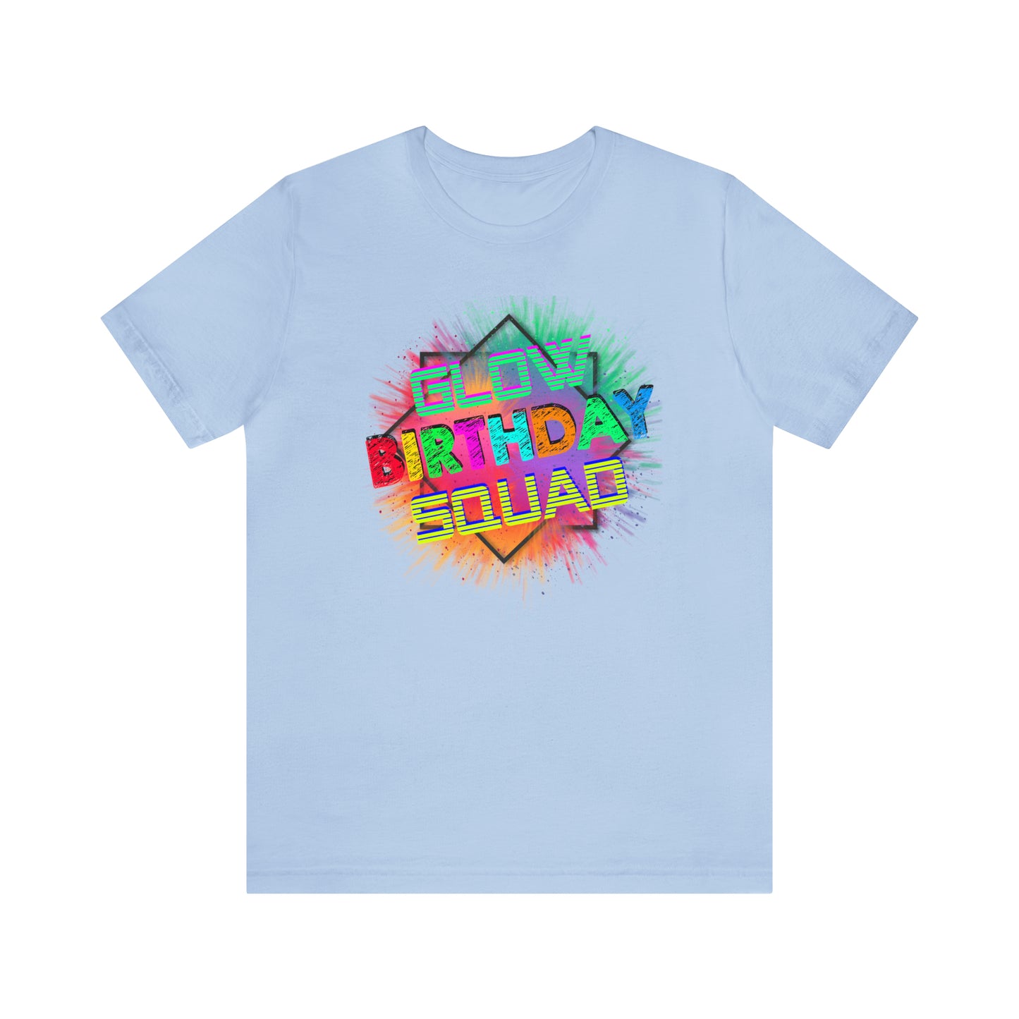 Glow Birthday Squad T-Shirt