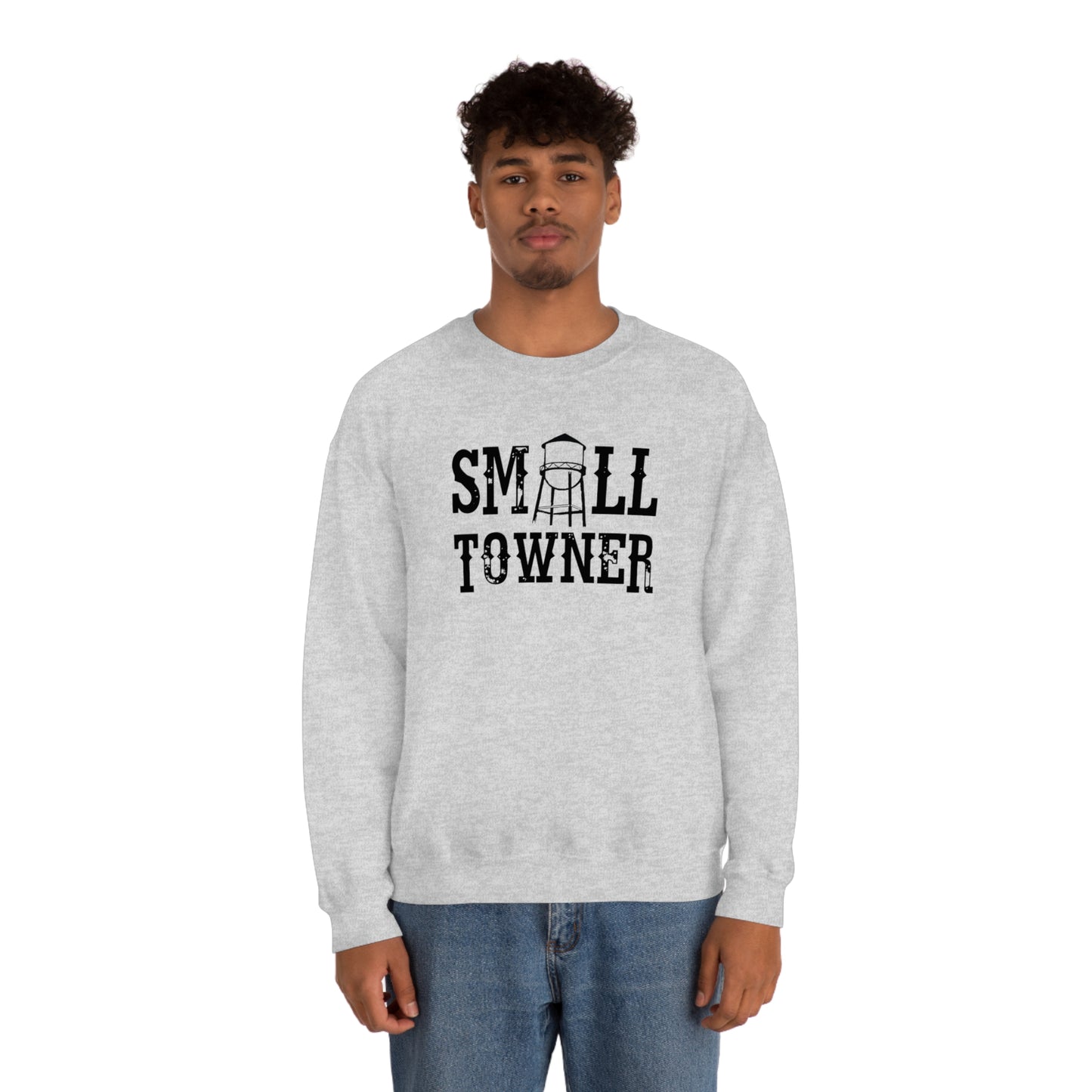 "Small Towner" - Unisex Heavy Blend™ Crewneck Sweatshirt