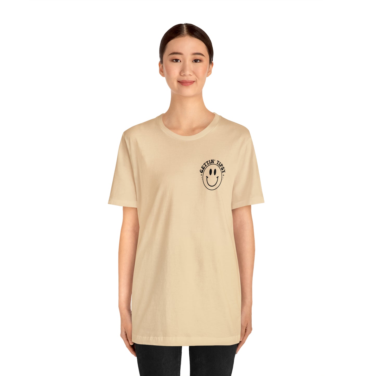 "Errbody in the Lake Gettin' Tipsy" (Front and Back Design) Unisex Jersey Short Sleeve Tee