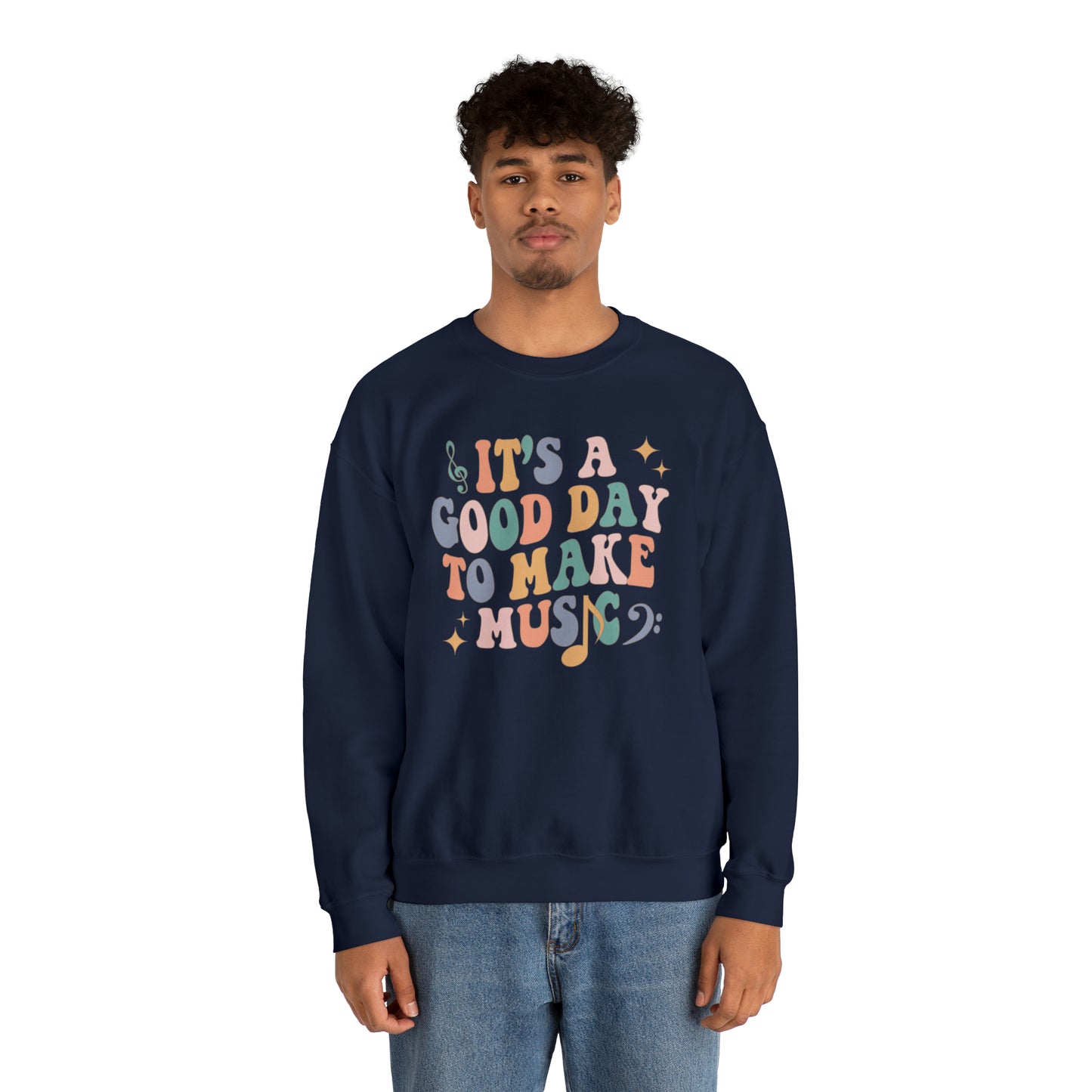 It's a Good Day to Make Music Heavyweight Crewneck Sweatshirt