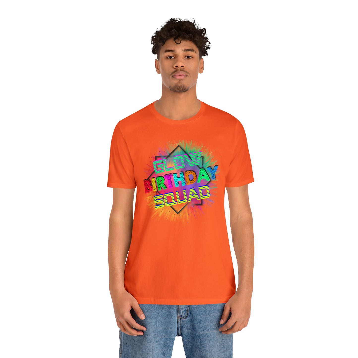 Glow Birthday Squad T-Shirt
