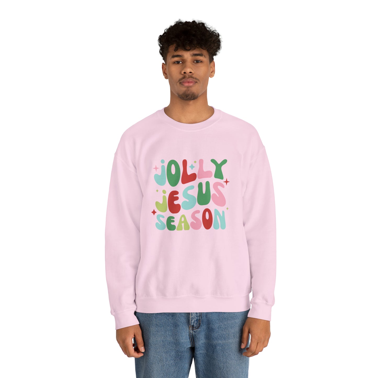Jolly Jesus Season Unisex Heavy Blend™ Crewneck Sweatshirt