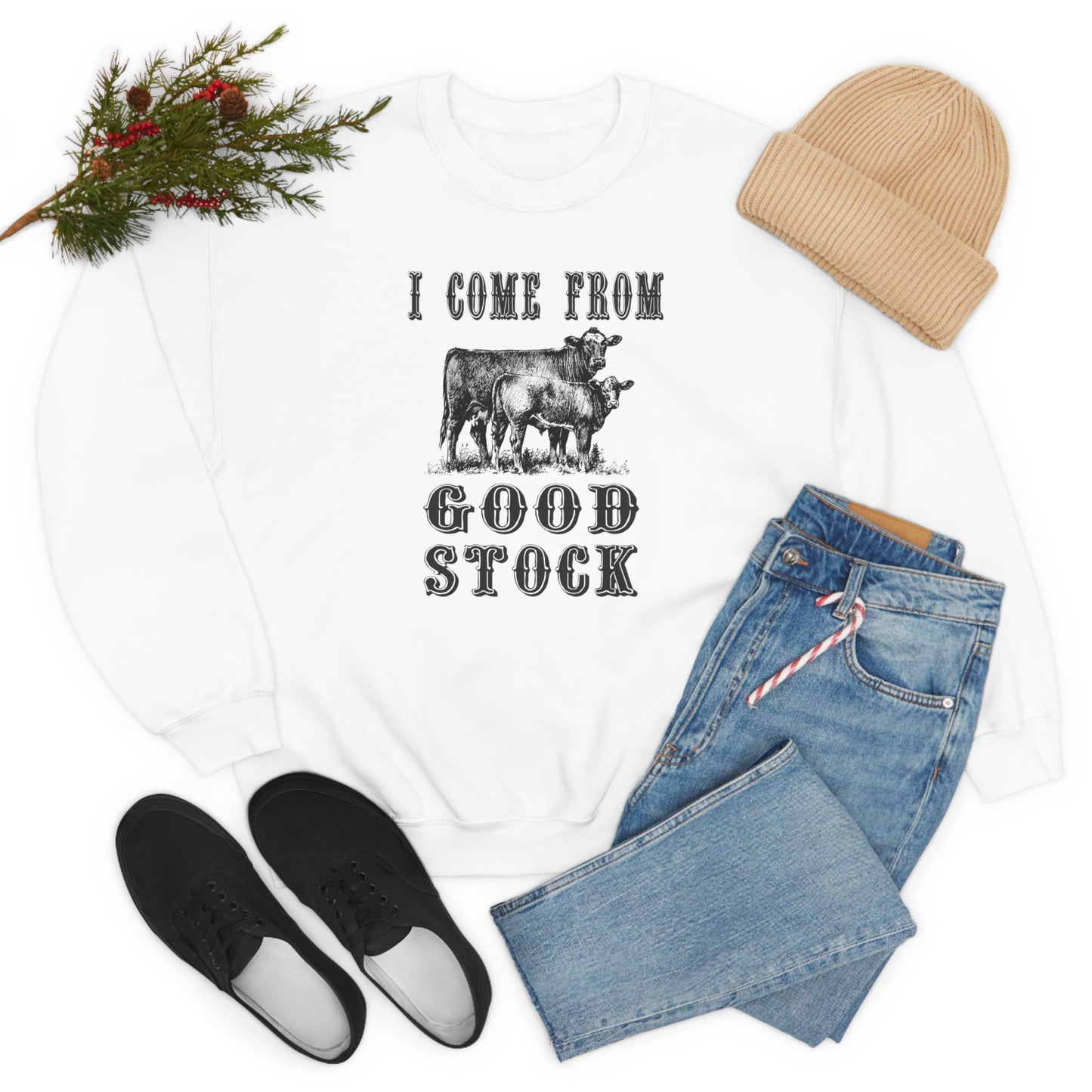 "I come from Good Stock" - Unisex Heavy Blend™ Crewneck Sweatshirt
